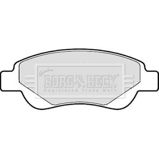 Genuine Borg & Beck Front Brake Pads fits Citroen C1 05 BBP1967 Borg & Beck  - Dynamic Drive