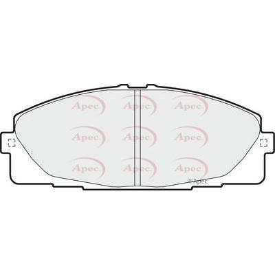 Apec Brake Pads Front Fits Toyota Hi-Ace