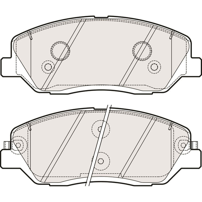 Apec Brake Pads Front Fits Hyundai Santa Fe Kia Sorento Ssangyong Korando