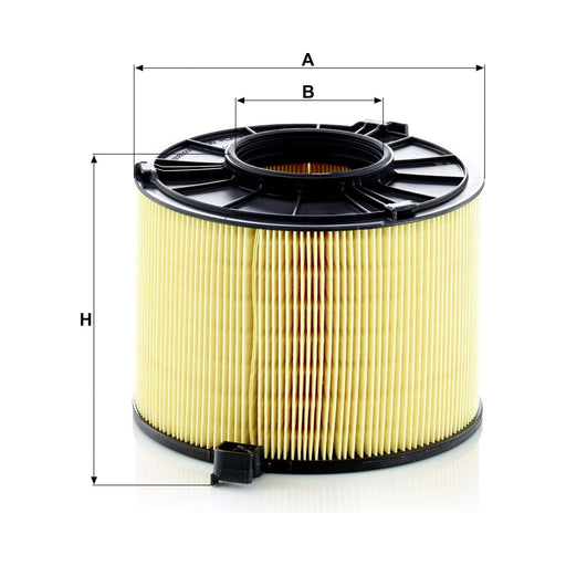 Genuine Mann Air Filter for Audi A4A5 C17012/1 Mann & Hummel  - Dynamic Drive