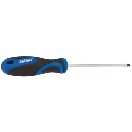 Draper Soft Grip Plain Slot Screwdriver, 3.2 x 75mm 48919 Draper  - Dynamic Drive