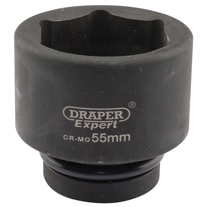 Draper Expert HI-TORQ 6 Point Impact Socket, 1" Sq. Dr., 55mm 05126