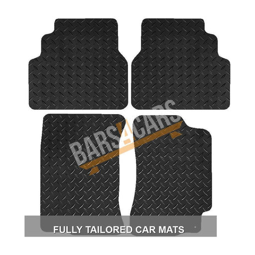 Tailored Rubber Car Mats for Subaru Impreza 93-00 Set of 4 XL With 1 Clips UKB4C  - Dynamic Drive