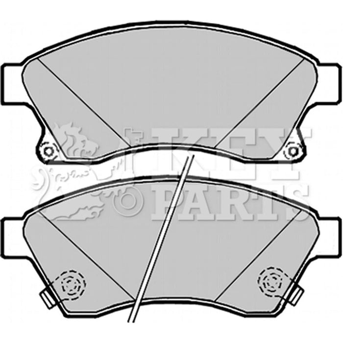 Genuine Key Parts KBP2090 Front Brake Pads-Includes Wear Indicators (Bosch)