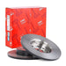 Genuine TRW Brake Disc (Pair) DF1745 TRW  - Dynamic Drive