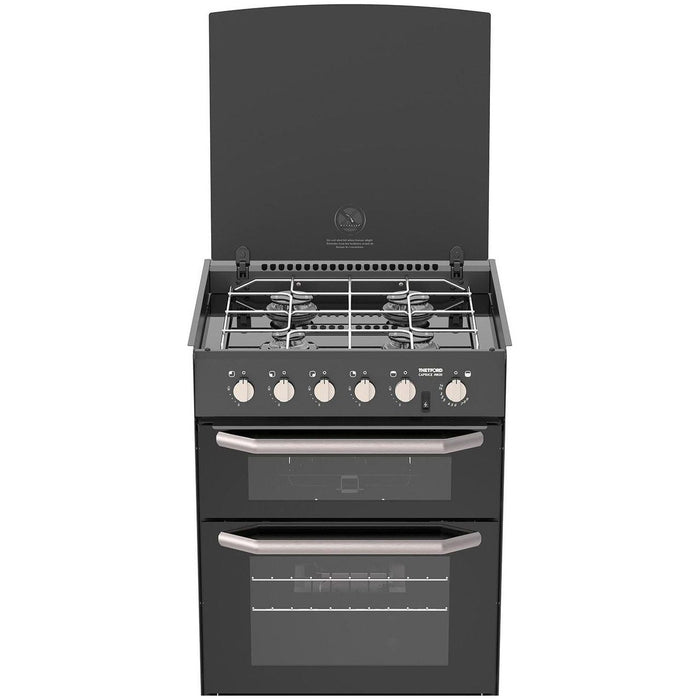 THETFORD K1520 Gas Cooker 4 Gas Burners w/ Grill, 12 Volt IGN & Lid Shut-Off (SCK41199-SP) Thetford  - Dynamic Drive