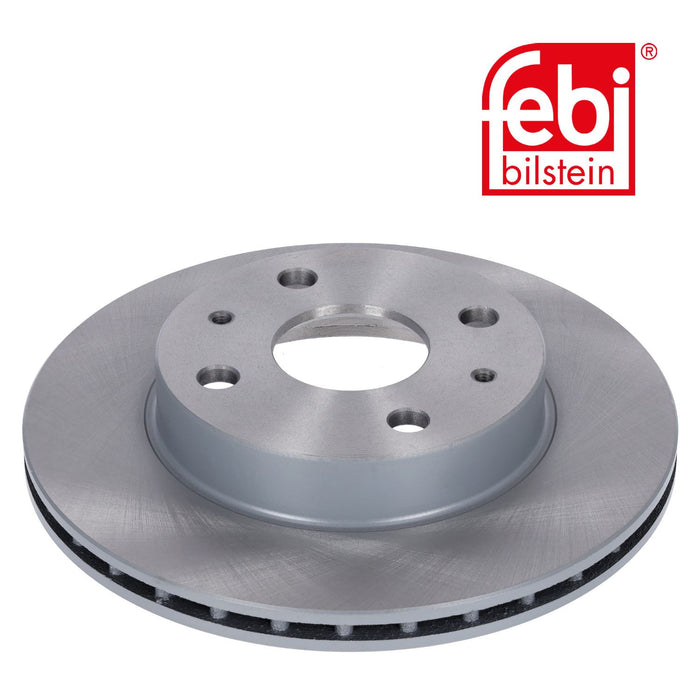 Genuine FEBI Front Brake Discs & Pads Set Vented for Daihatsu Charade