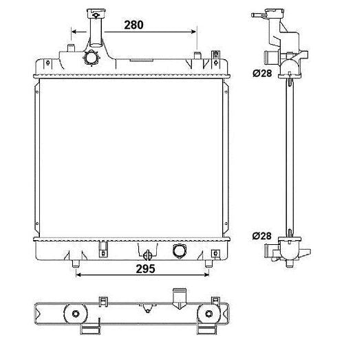 NRF Radiator 53078