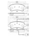 Genuine Borg & Beck Rear Brake Pads fits PSA JumperBoxerDucato 0714 BBP2560 Borg & Beck  - Dynamic Drive