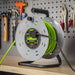 Sealey 50m Cable Reel with Thermal Trip 4 x 230V - Hi-Vis Green BCR50G Sealey  - Dynamic Drive