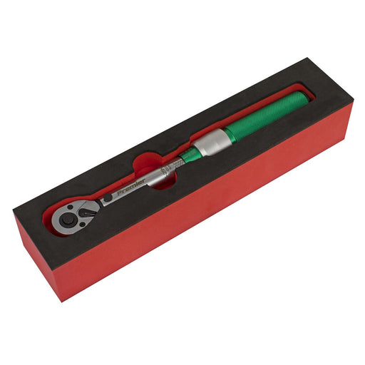 Sealey Torque Wrench Micrometer Style 1/4"Sq Drive 5-25Nm Calibrated STW901 Sealey  - Dynamic Drive