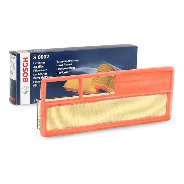 Bosch Car Air Filter S0002 fits Fiat Doblo Cargo JTD Multijet - 1.3 - 10- F02640