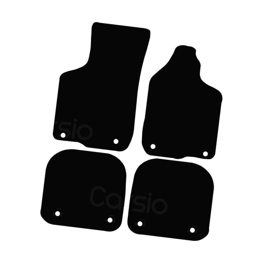 Fully Tailored Black Carpet Car Mats for Audi A3 96-02 Set of 4 With 8 Clips UKB4C  - Dynamic Drive