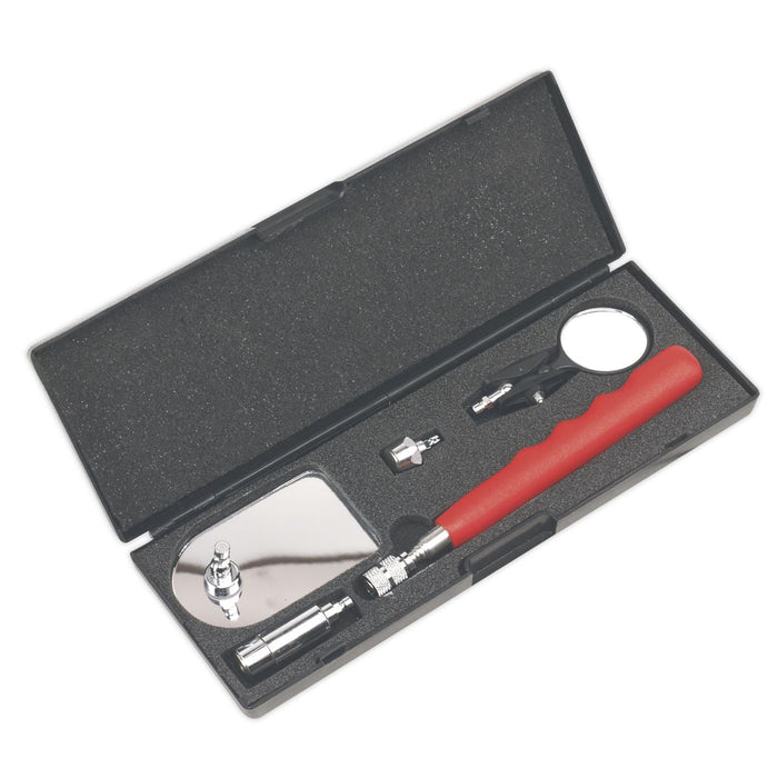 Sealey Telescopic Magnetic Pick-Up & Inspection Tool Kit 5pc AK6521 Sealey  - Dynamic Drive