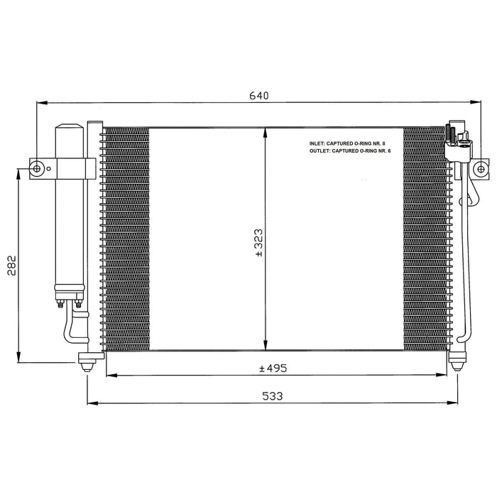 NRF Condenser 35476