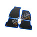 Tailored Blue Trim Carpet Mats for Audi A4 06-08 + Clips 2006 2007 2008 UKB4C  - Dynamic Drive