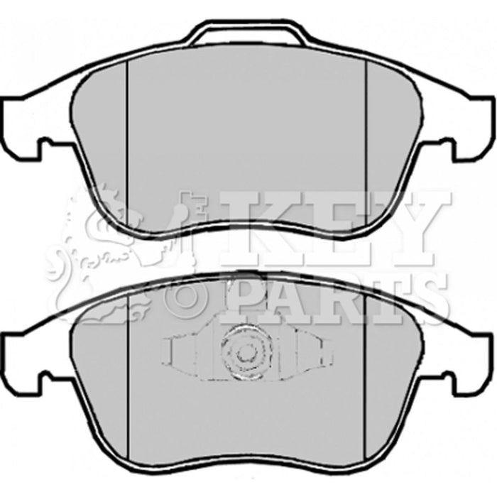 Genuine Key Parts KBP2064 Front Brake Pads (Ate-Teves)