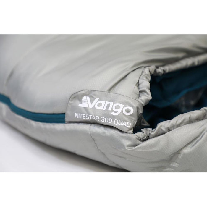 Vango Nitestar Alpha 300 Quad Sleeping Bag Square 3 Season Camping Vango  - Dynamic Drive