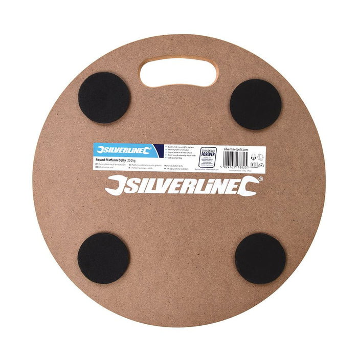 Silverline Round Platform Dolly 250kg 739663