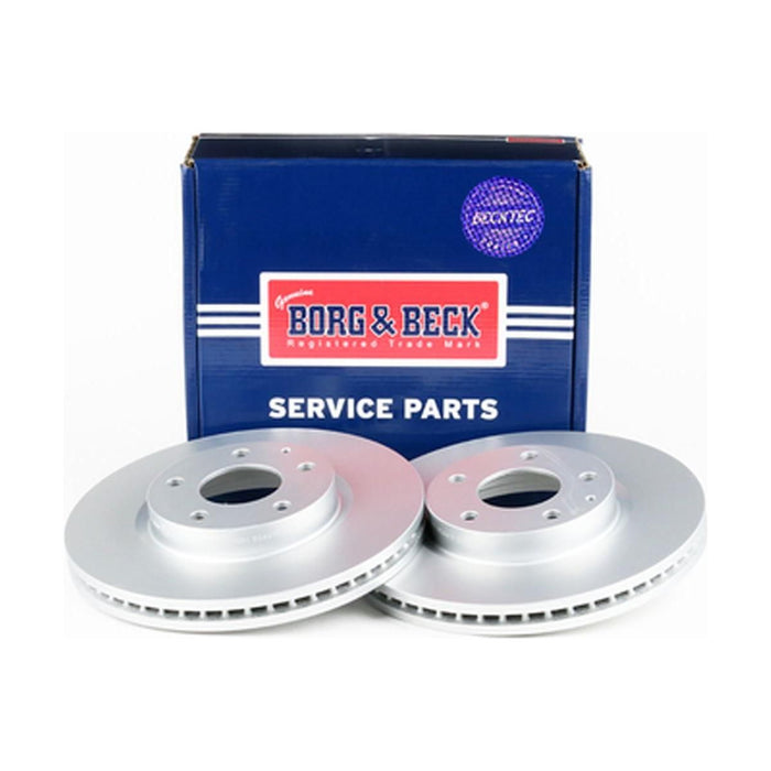 Genuine Key Parts Rear Brake Disc Pair KBD5302