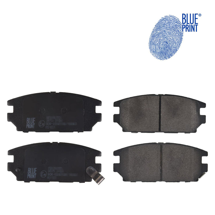 Genuine Blue Print Brake Pads (Rear) (R90) fits Mitsubishi MB857610