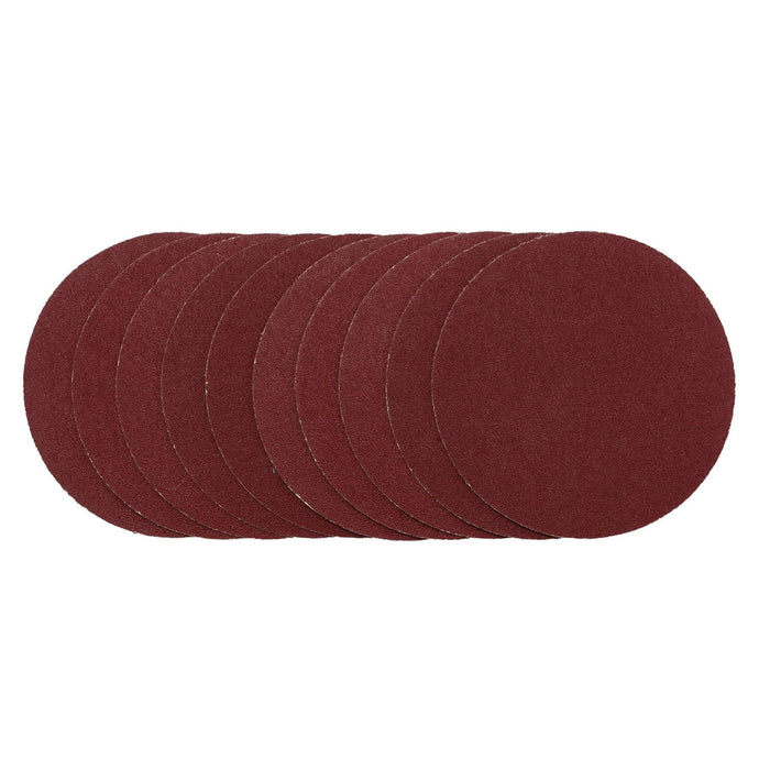 Draper Sanding Discs, 125mm, Hook & Loop, 80G (Pack of 10) 02694 Draper  - Dynamic Drive