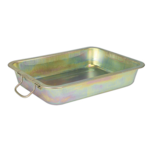 Sealey Metal Drain Pan 12L DRPM2 Sealey  - Dynamic Drive