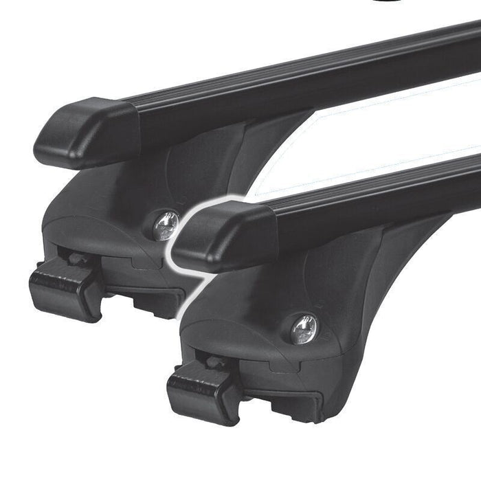 Locking Summit Roof Rack Cross Bars fits A3 2004-2016 Sportback 5 door