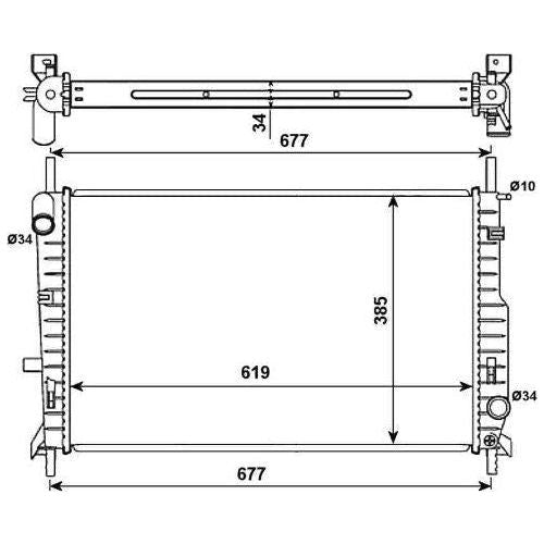 NRF Radiator 509527