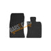 White Trim Tailored Rubber Car Mats for Mini Coupe/Roadster 11>(R58/59) Set of 2 UKB4C  - Dynamic Drive