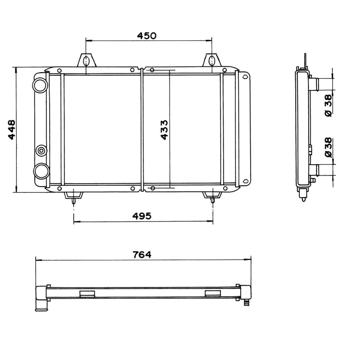 NRF Radiator 52035