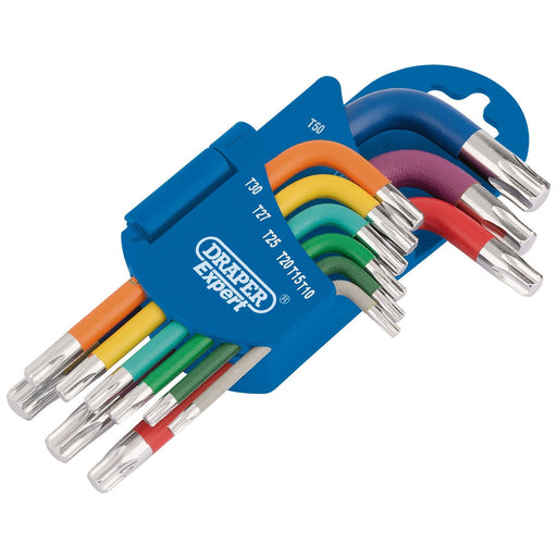 Draper TX-STAR Metric Coloured Short Arm Key Set (9 Piece) 66135 Draper  - Dynamic Drive