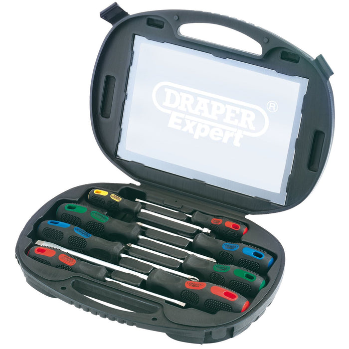 Draper Screwdriver Set in Case (8 Piece) 40002 Draper  - Dynamic Drive