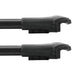 Roof Bars Rack Aluminium Black fits Audi A4 2001-2008 8E Omtec  - Dynamic Drive