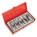 HEX SOCKET BIT SET 9PC 1/2inchSQ DRIVE Sealey  - Dynamic Drive