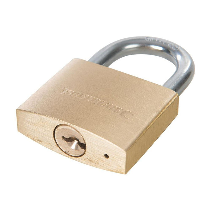 Silverline Keyed Alike Padlocks 2pk 40mm