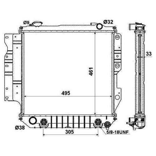 NRF Radiator 50315