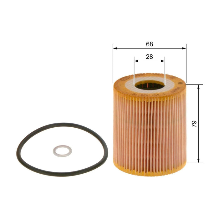 Bosch Car Oil Filter P9118 fits Land Rover Range Rover TD - 3.0 - 02-09 14574291