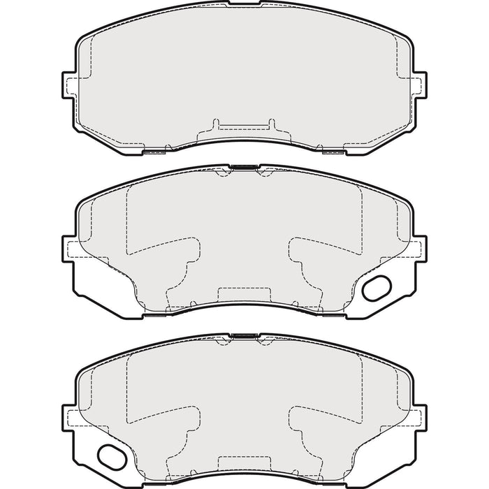 Apec Brake Pads Front Fits Mitsubishi Canter