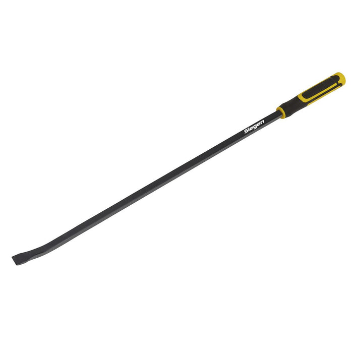 Siegen 900mm Heavy-Duty Pry Bar Building Crow Bar Hammer Cap Sealey  - Dynamic Drive