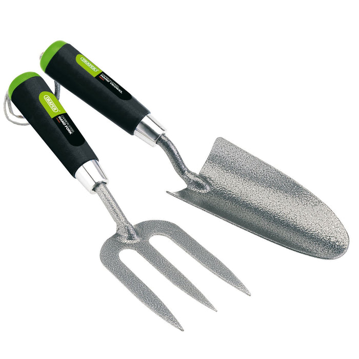 Draper Carbon Steel Heavy Duty Hand Fork and Trowel Set (2 Piece) 65960 Draper  - Dynamic Drive