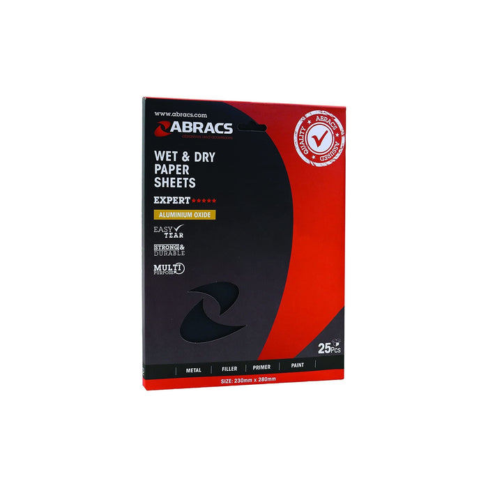 Connect Abracs Wet & Dry Abrasive Sheets P220 25pc 32168 Tool Connection  - Dynamic Drive