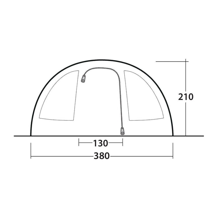 Outwell Sky 6 Tent 6 Berth Tunnel Tent 3 Bedroom Outwell  - Dynamic Drive