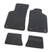 Fully Tailored Black Rubber Car Mats for Audi Tt 99-06 Set of 4 With 4 Clips UKB4C  - Dynamic Drive