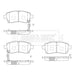 Genuine Borg & Beck Brake Pads fits Ignis III 1016 BBP2809 Borg & Beck  - Dynamic Drive