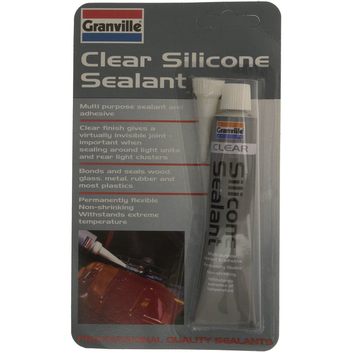 Granville Silicone Sealant - Clear - 40g