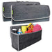 2 x Car Grey Carpet Boot Storage Bag Organiser Tools Breakdown Travel Tidy Large Sakura  - Dynamic Drive