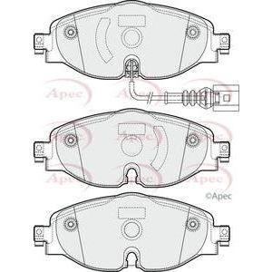 Apec Brake Pads Front Fits Audi A1 A3 Q2 Q3 Tt Seat Ateca Leon Skoda Ka