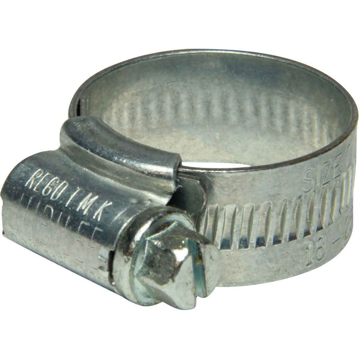 Jubilee Hose Clip 18-25mm Zinc Plated Mild Steel Size 0XMS - for a secure hold Jubilee  - Dynamic Drive