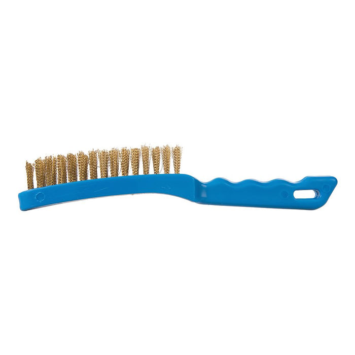 Silverline Brassed Wire Brush Plastic 4 Row Silverline  - Dynamic Drive